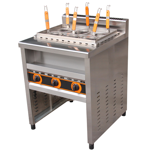 Vertical 6 gas cooking stove