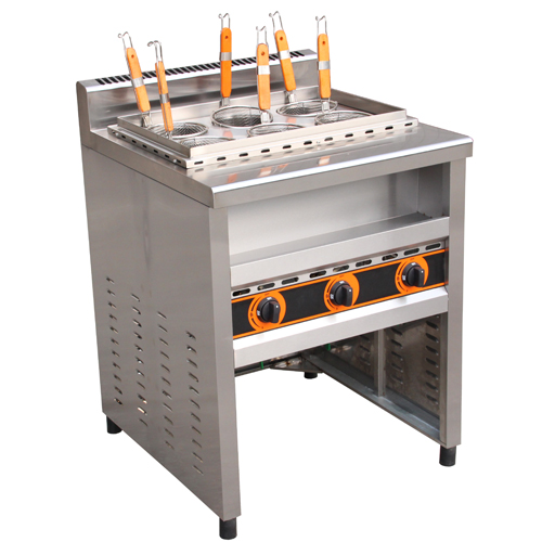 Vertical 6 gas cooking stove